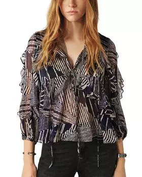 Блузка Анжела ba&sh, синий