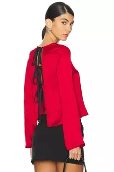 Блузка арабеллы Free People, красный