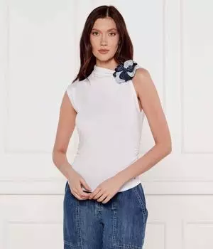 Блузка ариана 3д Slim fit Guess Jeans, белый