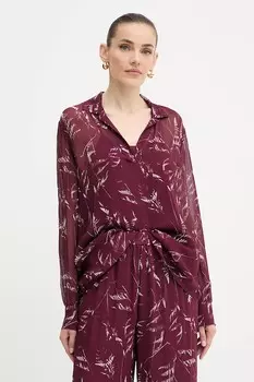 Блузка Armani Exchange, бордовый
