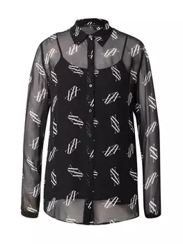 Блузка ARMANI EXCHANGE, черный