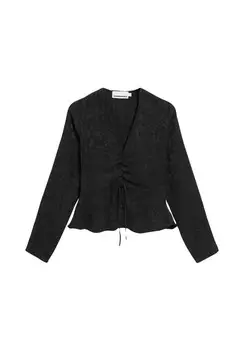 Блузка ARMEDANGELS ANAYAA JACQ, черный