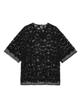 Блузка Асра Cecilie Bahnsen, черный