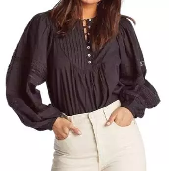 Блузка Ayleen черного цвета Cleobella