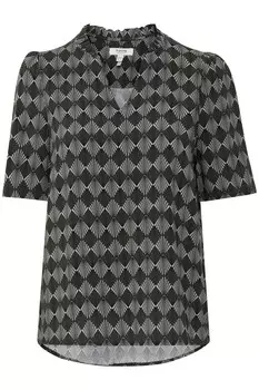 Блузка B.Young BYJOSA, зеленый/черный