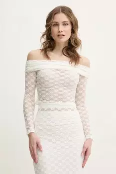 Блузка Bardot, бежевый