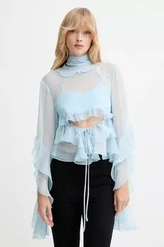 Блузка Bardot, синий