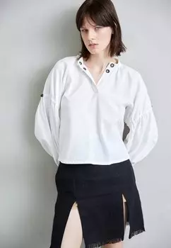 Блузка BASIC BLOUSE SIYA, белый