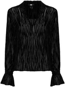 Блузка Benet с зебровым принтом PAIGE, черный