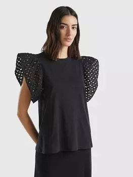 Блузка Benetton, черный
