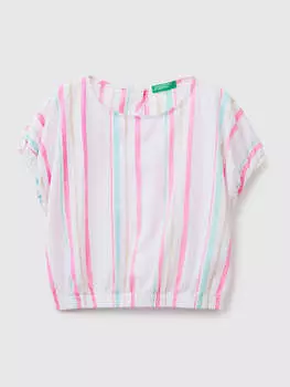 Блузка Benetton, розовый