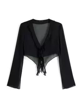 Блузка Bershka, черный