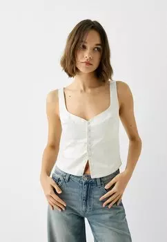 Блузка Bershka, цвет beige