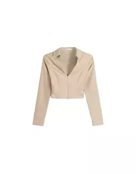 Блузка Bershka, кэмел