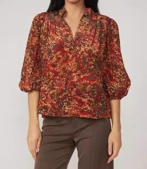 Блузка Бетани в камушках GILNER FARRAR, цвет pebbles