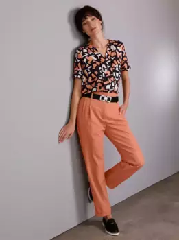 Блузка без рукавов CREATION L PREMIUM, цвет Papaya-Ecru