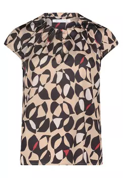 Блузка без рукавов с короткими рукавами Betty & Co, коричневый