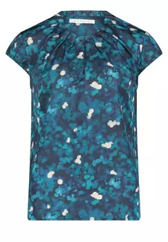 Блузка без рукавов с короткими рукавами Betty & Co, синий