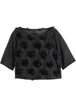 Блузка без шнуровки Bodyflirt, черный