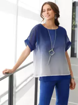 Блузка без шнуровки Inspirations Inspirationen, белый