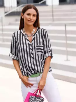 Блузка без шнуровки Inspirations Inspirationen, бежевый