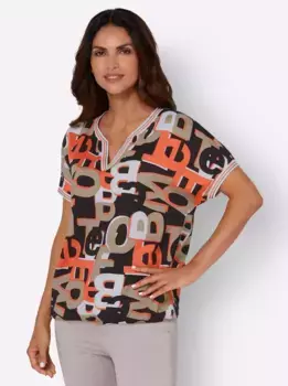 Блузка без шнуровки Inspirations Inspirationen, черный