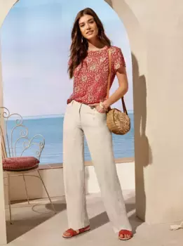 Блузка без шнуровки Inspirations Inspirationen, красный