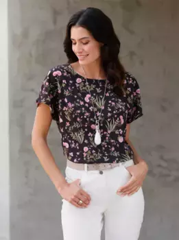 Блузка без шнуровки Inspirations Inspirationen, розовый