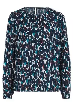 Блузка без шнуровки с длинными рукавами Betty Barclay, синий