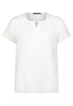 Блузка без шнуровки с круглым вырезом Betty Barclay, белый