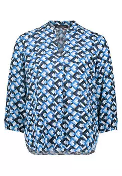 Блузка без шнуровки с рукавами 3/4. Betty Barclay, синий