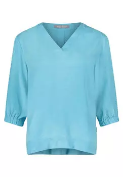 Блузка без шнуровки с рукавами 3/4. Betty & Co, синий