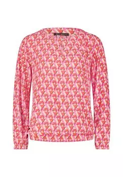 Блузка без шнуровки с узором BETTY BARCLAY, цвет Red/ Beige