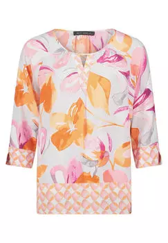 Блузка без шнуровки с узором Betty Barclay, серый