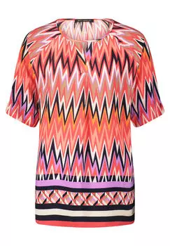 Блузка без шнуровки с узором Betty Barclay, красный