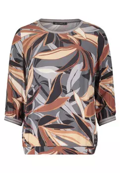 Блузка без шнуровки с узором Betty Barclay, серый