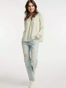 Блузка без шнуровки Usha, зеленый