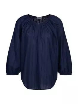 Блузка без шнуровки в полоску Seidensticker, синий