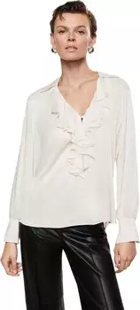 Блузка Бибиана MANGO, цвет Light Beige