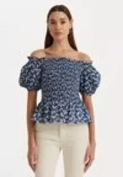 Блузка BIERBRIN SHORT SLEEVE BLOUSE Ralph Lauren, белый