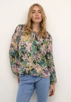 Блузка BIRGITTA Cream, разноцветный