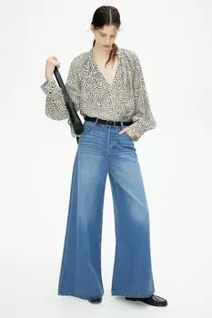 Блузка большого размера H&M, мультиколор