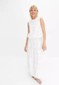 Блузка bonprix, белая