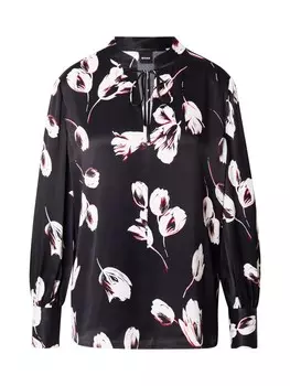 Блузка BOSS Blouse Barabi, черный