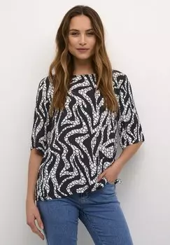 Блузка BPZELINA HALF SLEEVES ROUND NECK Kaffe, белый