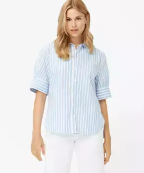 Блузка Brax с короткими рукавами "Стиль ВИЛЛИ", синий