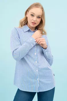 Блузка Budmil, белый/голубой