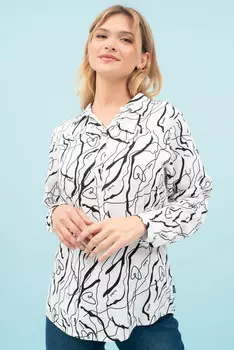 Блузка Budmil, черно-белый