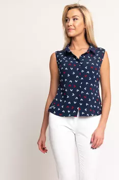 Блузка Budmil, синий/красный