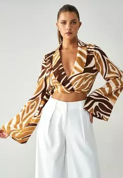 Блузка BWLDR, шоколадный